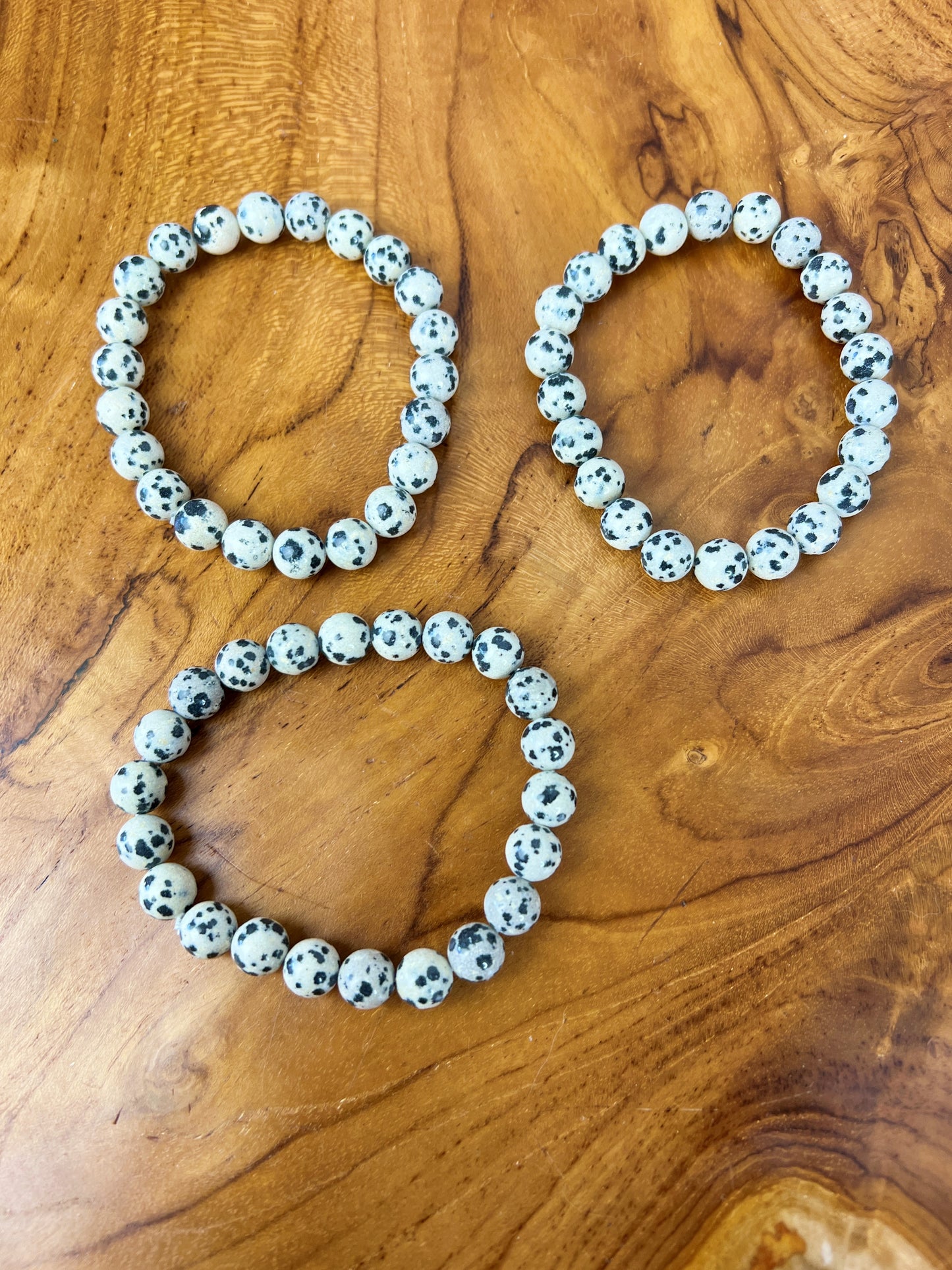 Dalmatiner Jaspis Armband