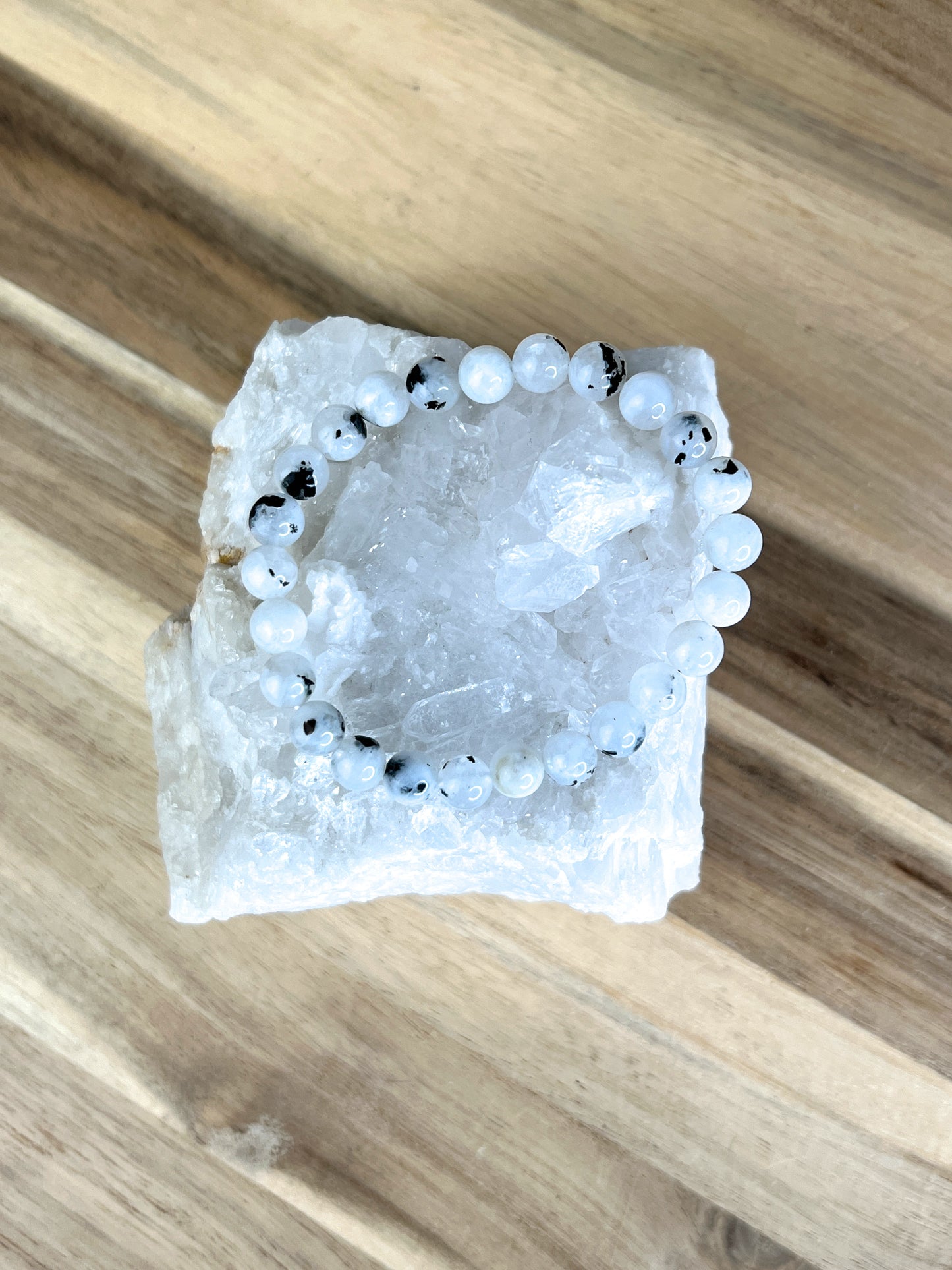 weißes Labradorit Armband /6mm