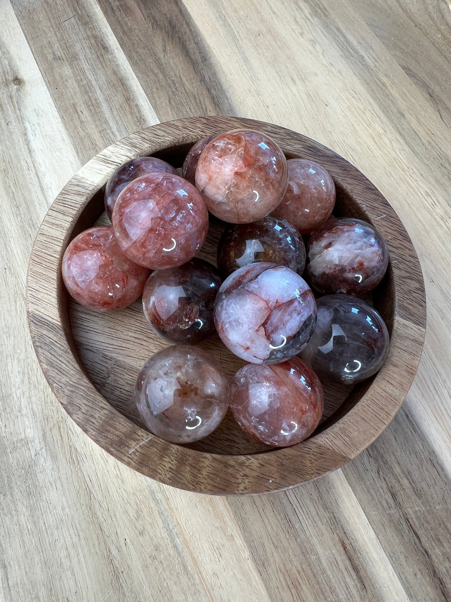 Mini Sphäre Feuerquartz