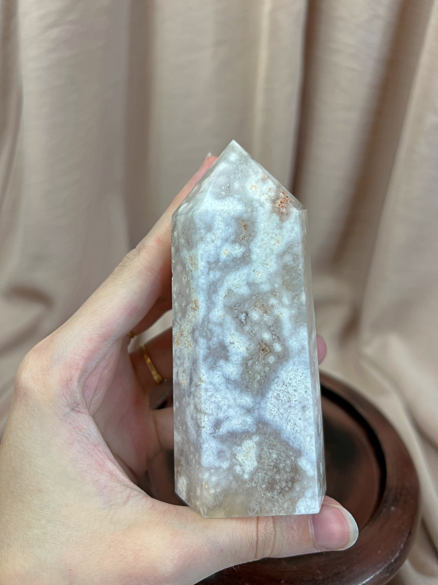 "pink Amethyst" Tower / 10,0cm / H27