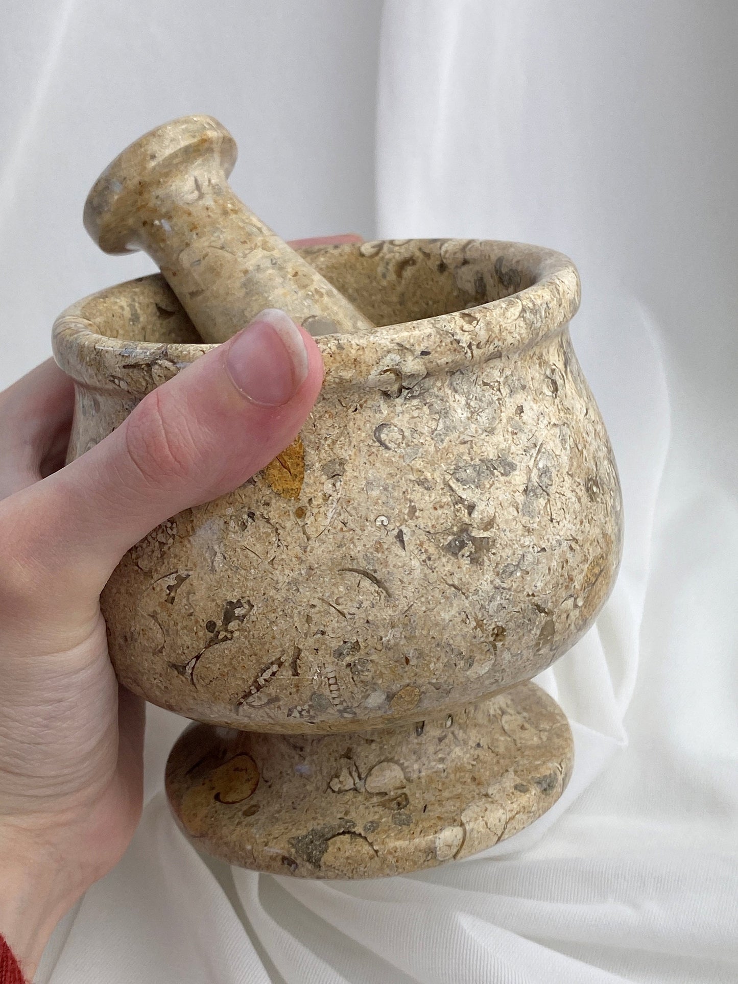 Korallen-Marmor Mörser 10cm