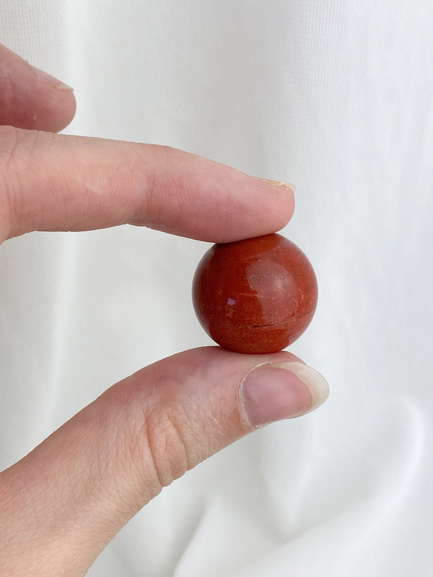 Mini Sphären 20mm roter Jaspis