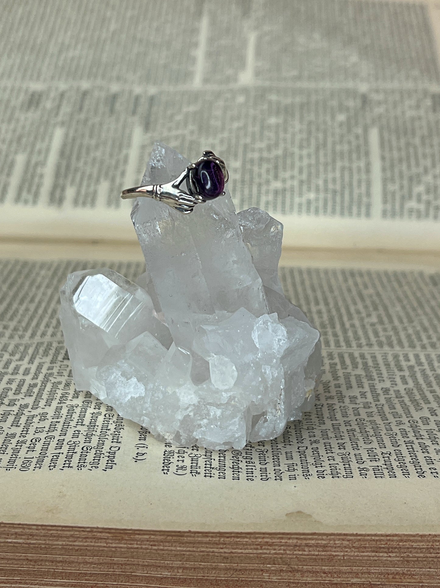 925 Silber Ring Amethyst / 1A36