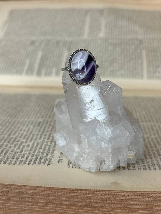 925 Silber Ring Amethyst  / 3R39