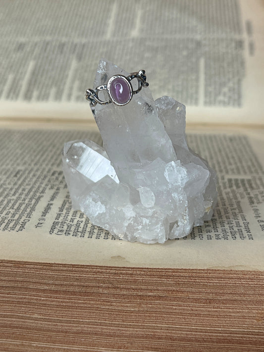 925 Silber Ring Amethyst  / 4H34