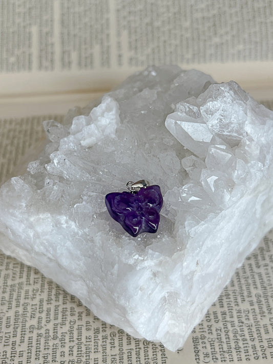 925 Silber Anhänger Amethyst / 2S13