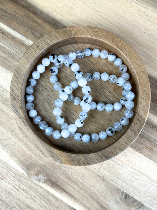 weißes Labradorit Armband /6mm