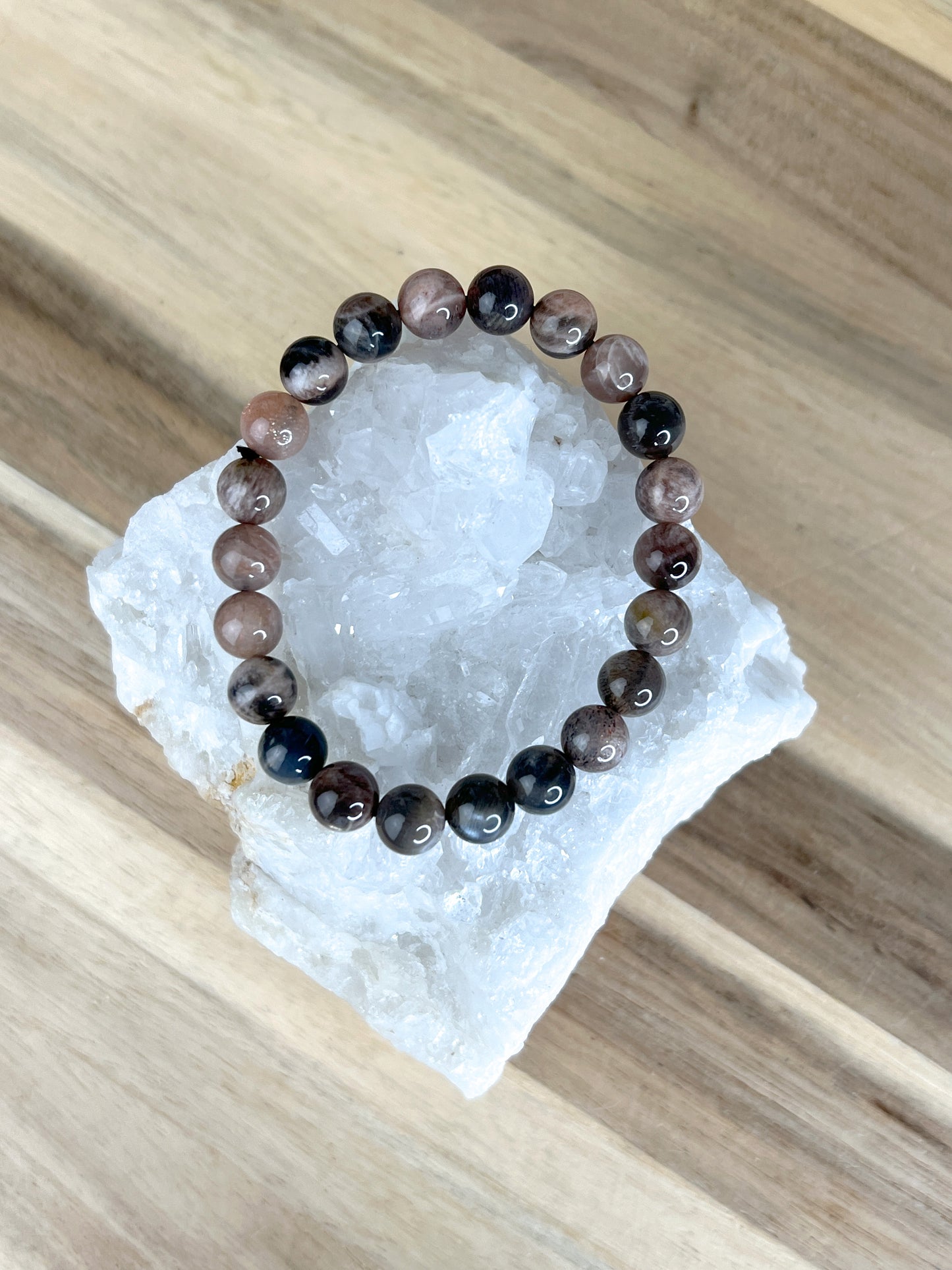 Mondstein mix Armband /8mm