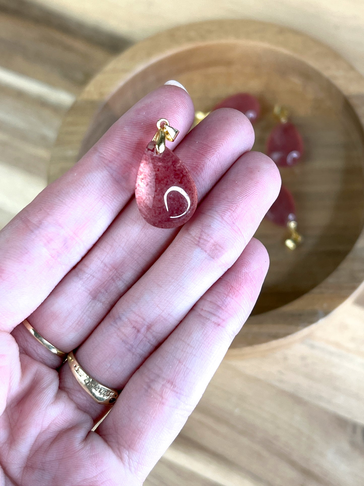 925 Silber Aventurin Anhänger