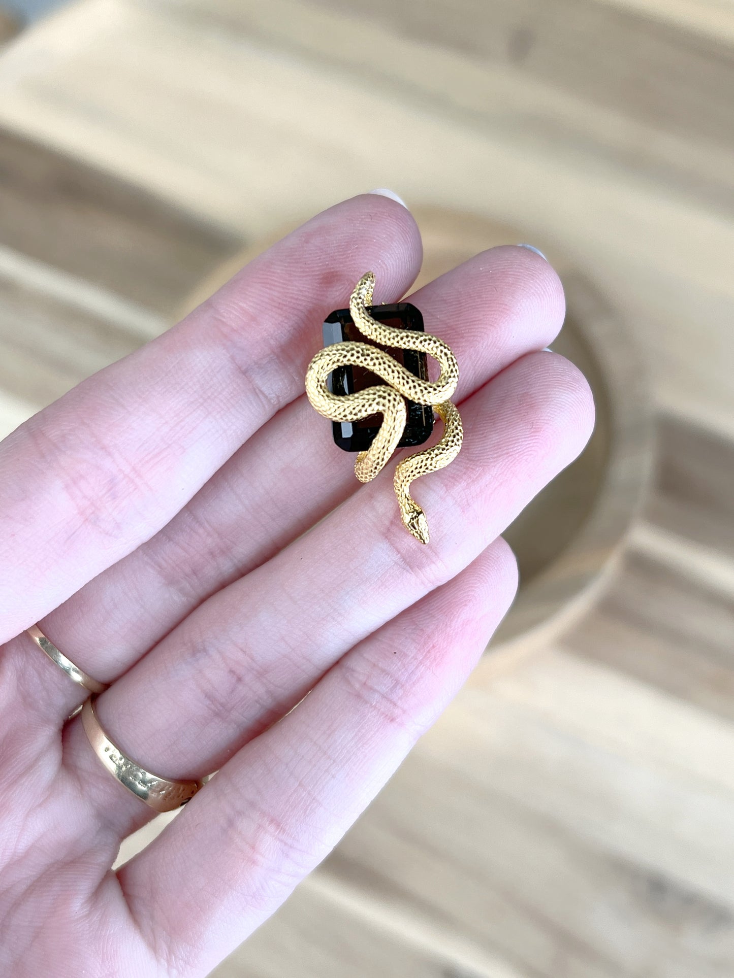 925 Silber Rauchquarz Anhänger