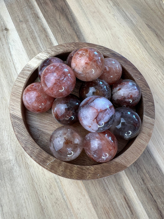 Mini Sphäre Feuerquartz