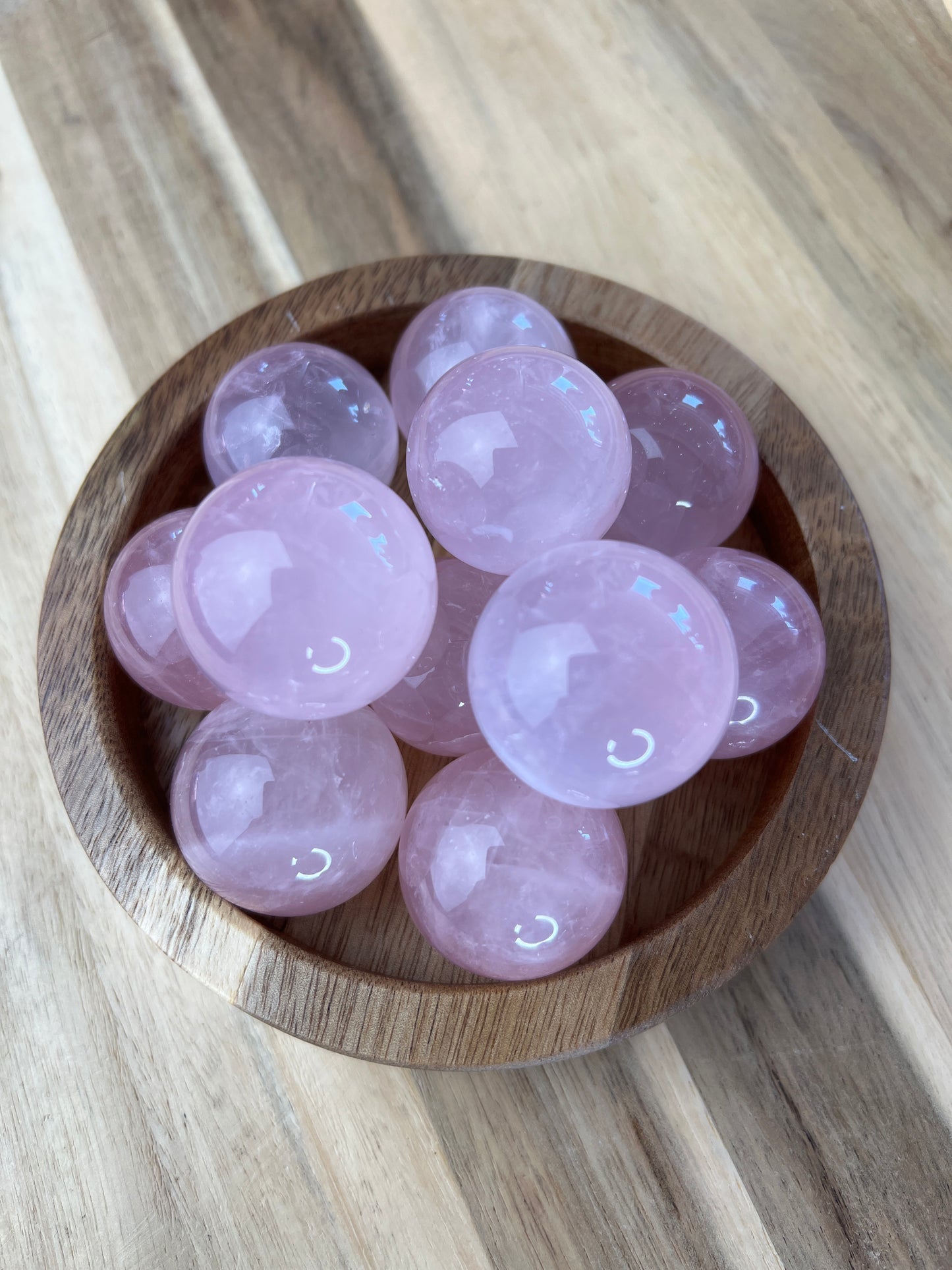 Mini Sphäre Rosenquarz