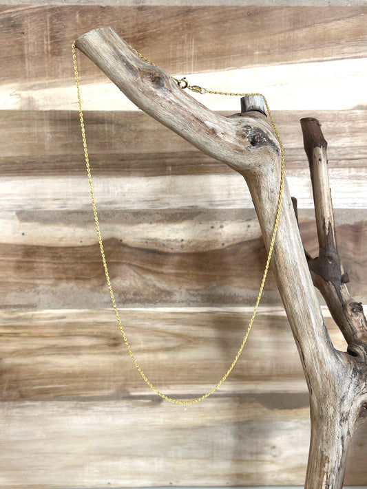 vergoldete 925 Silber Kette /21