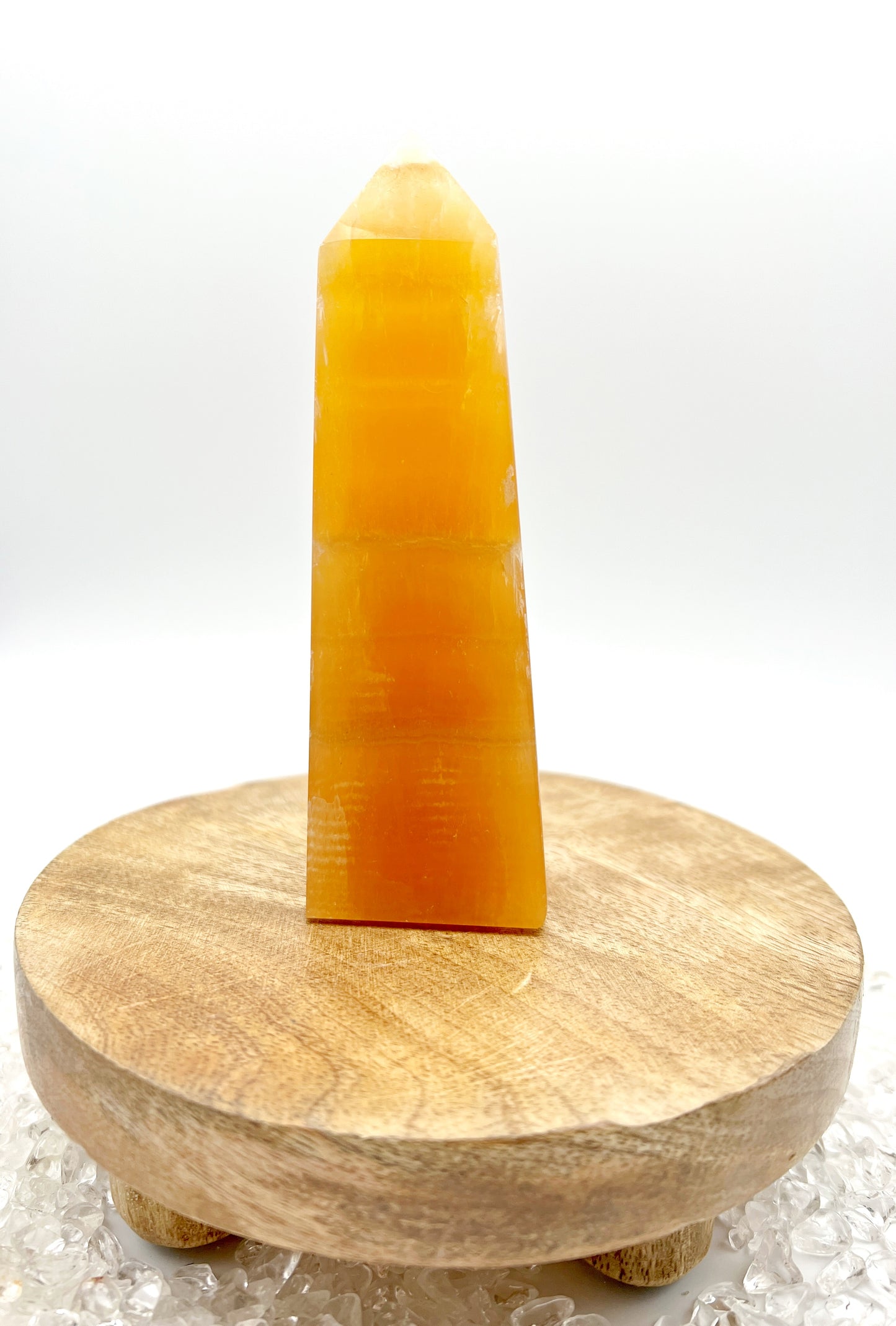 Calcit Obelisk 12,2cm / B-Qualität