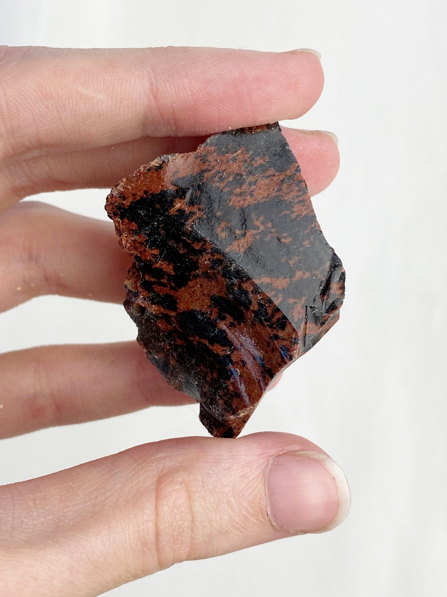 Mahagoni Obsidian roh 3-5cm