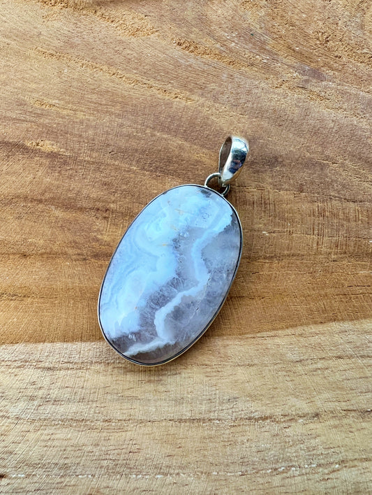 925 Silber Anhänger Achat/A