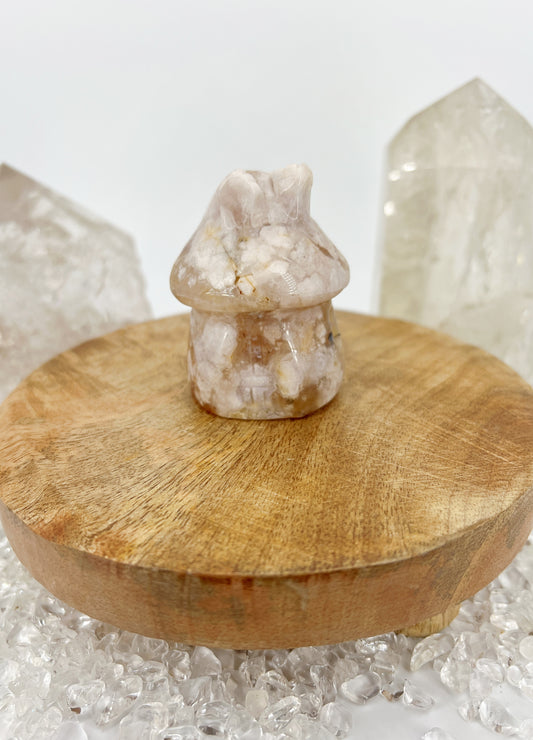 Pilzhaus Kirschblüten Chalcedon