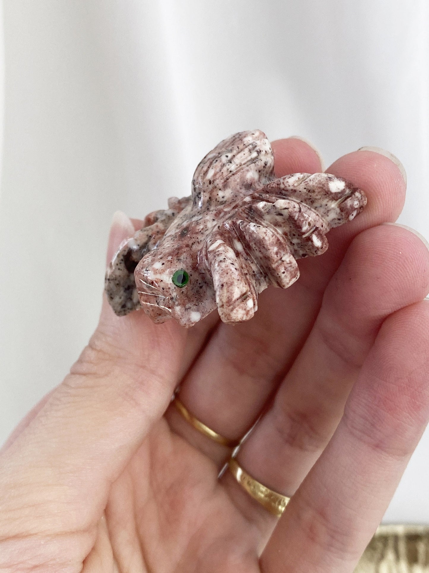 Steatit Spinne ca. 3.3 cm / Farbe variiert