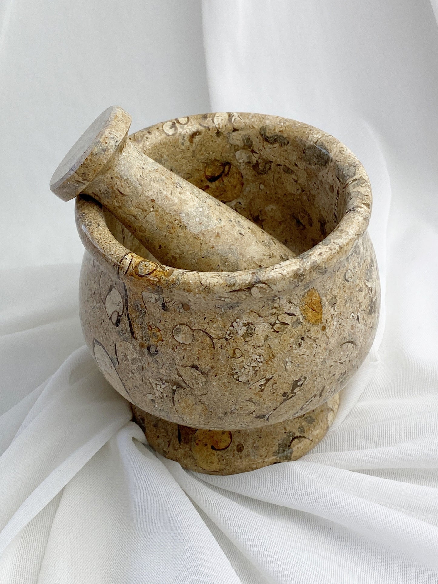 Korallen-Marmor Mörser 10cm