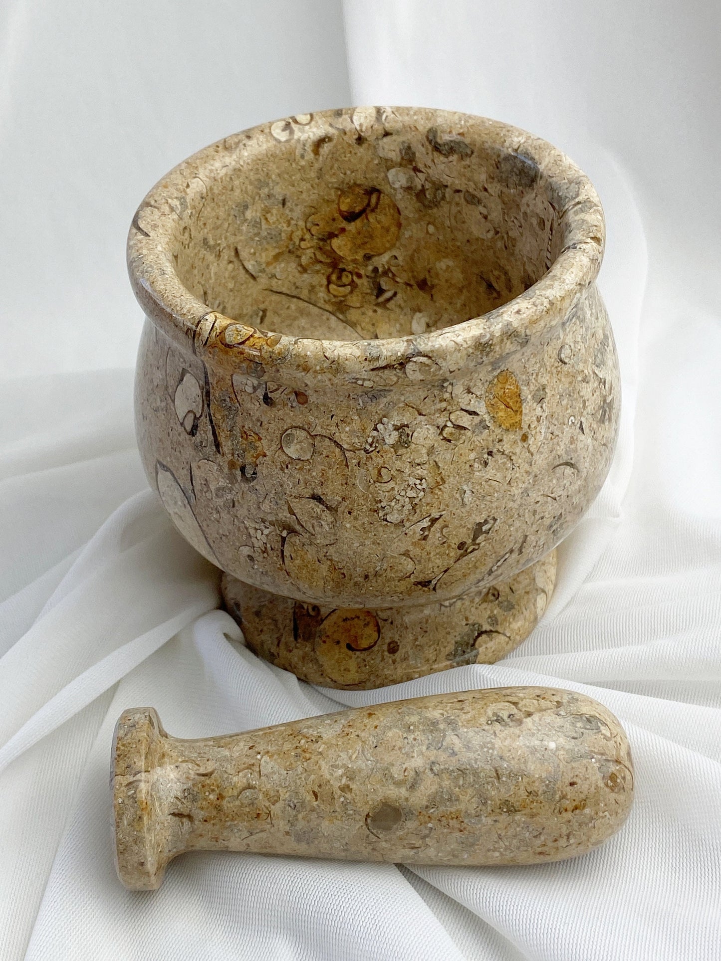 Korallen-Marmor Mörser 10cm