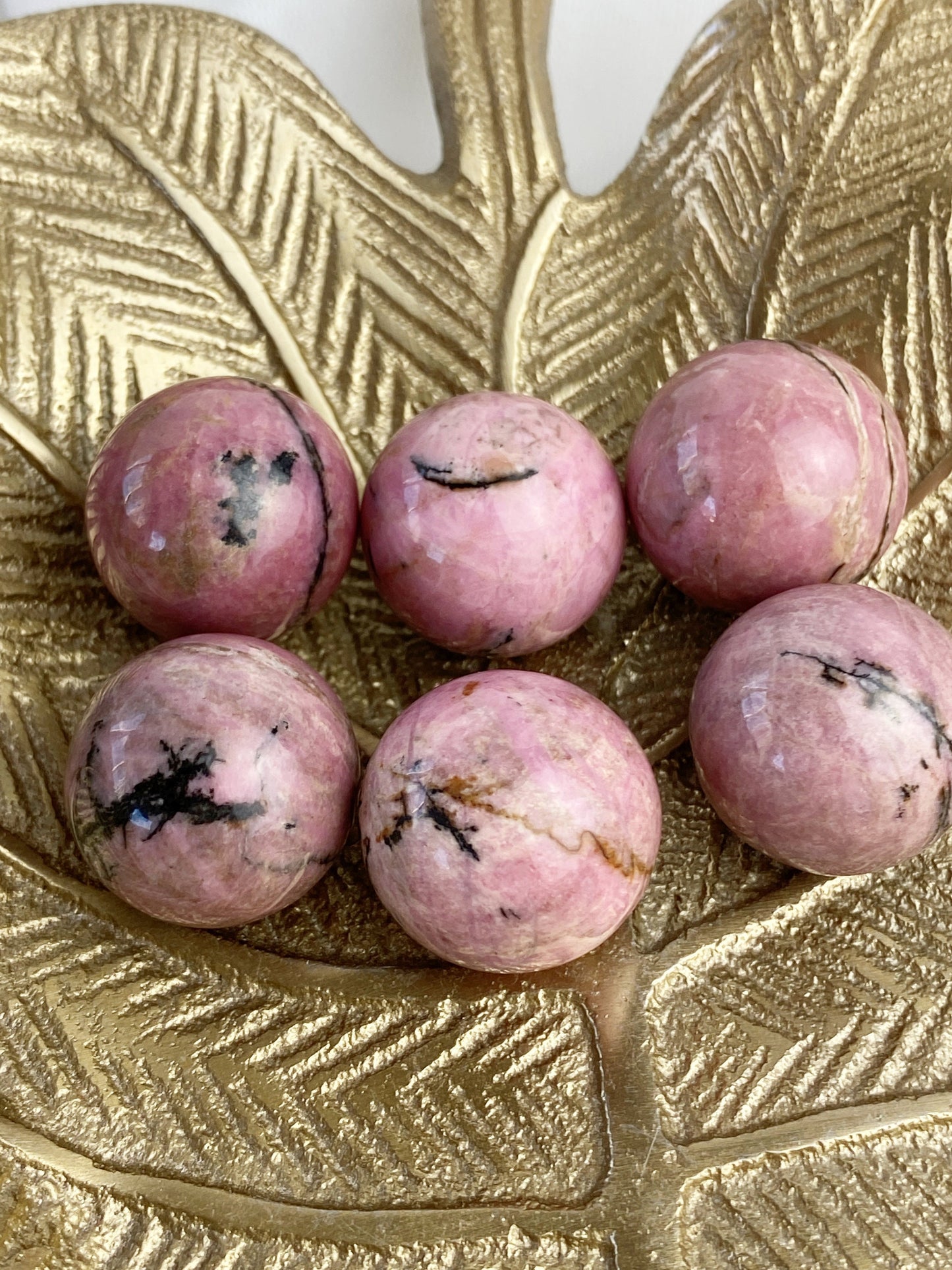 Mini Sphären 20mm Rhodonit