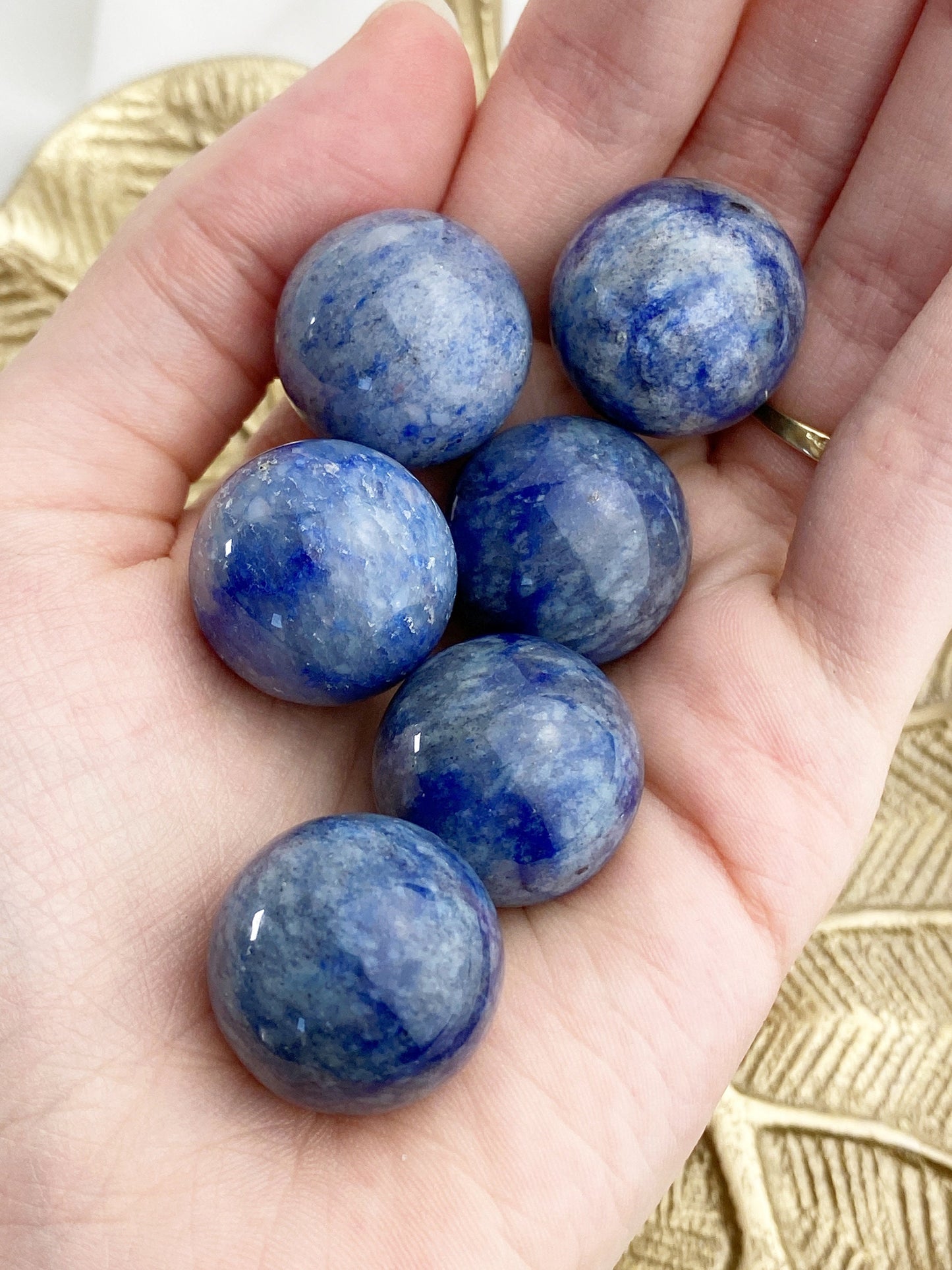 Mini Sphären 20mm Blauquarz