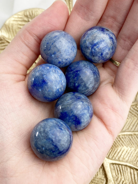 Mini Sphären 20mm Blauquarz